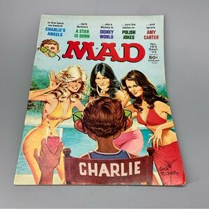 Vintage Mad Magazine # 193 Sept 1977 Charlie’s Angels Issue